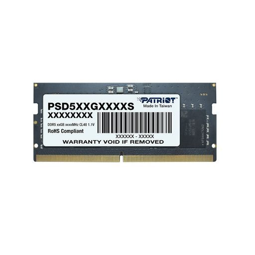 Patriot Signature Series - DDR5 SODIMM_PC5-38400 (4800MHz) CL40_Single Module (1 Rank)