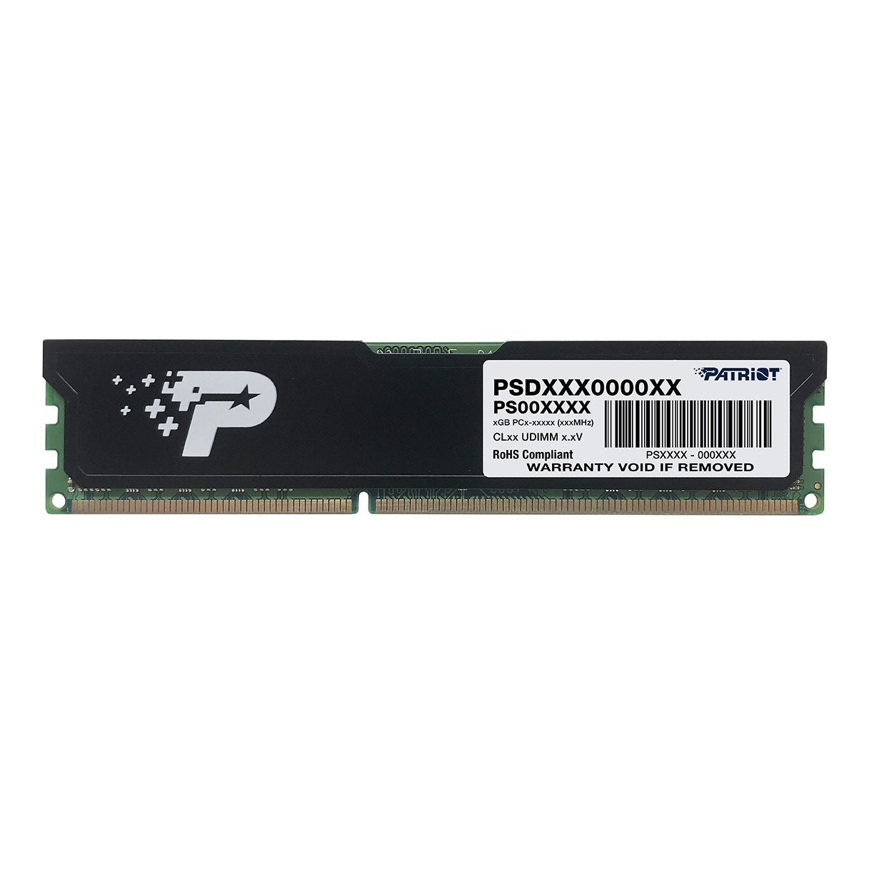 Patriot Signature Series - DDR3 UDIMM PC3-12800 (1600MHz) CL11_Single Module with Heatshield