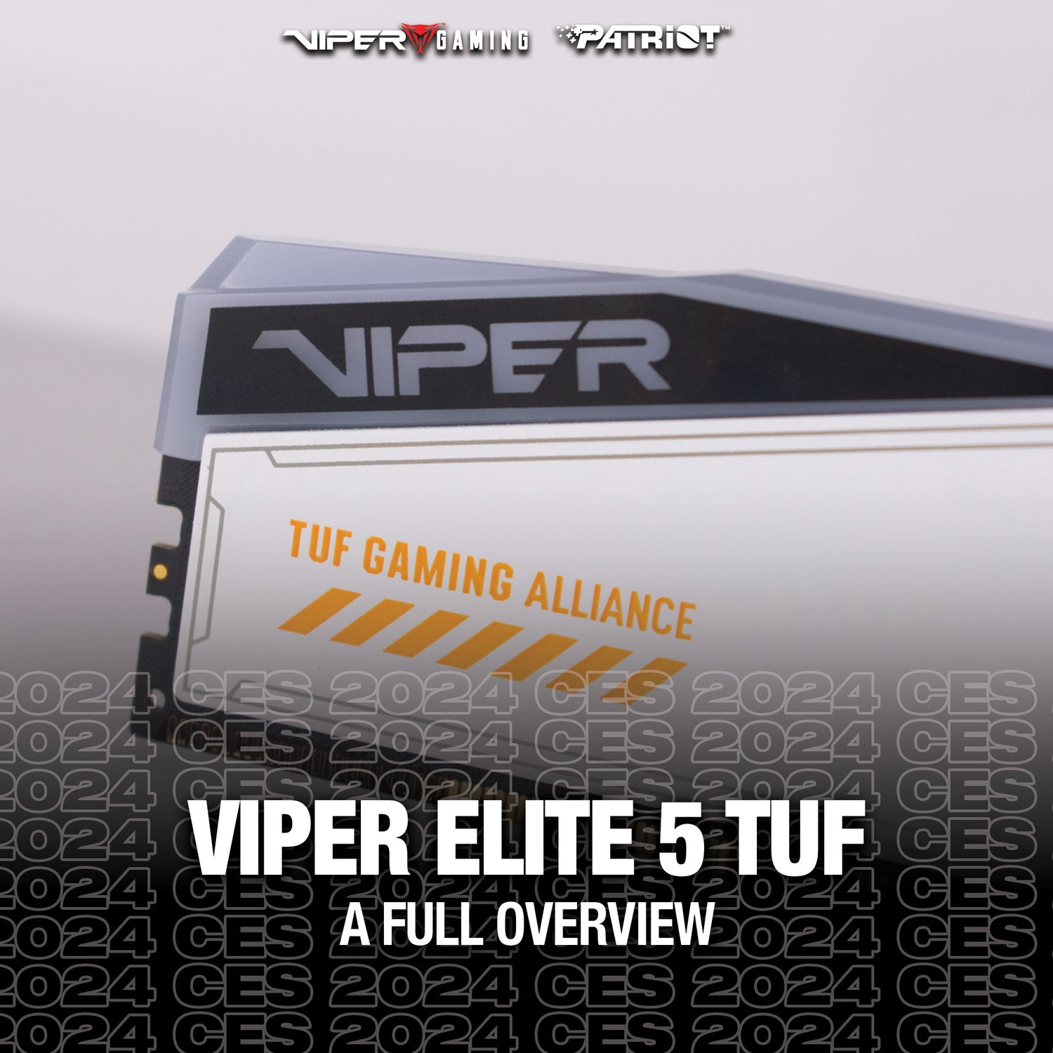 CES 2024 Preview: Viper Elite 5 TUF Gaming Alliance RGB DDR5