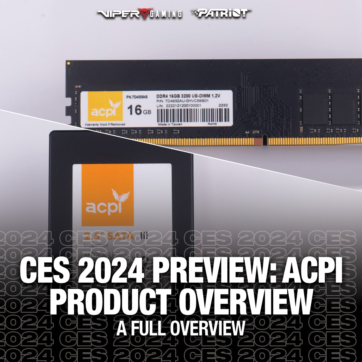CES 2024 Preview: ACPI Product Overview
