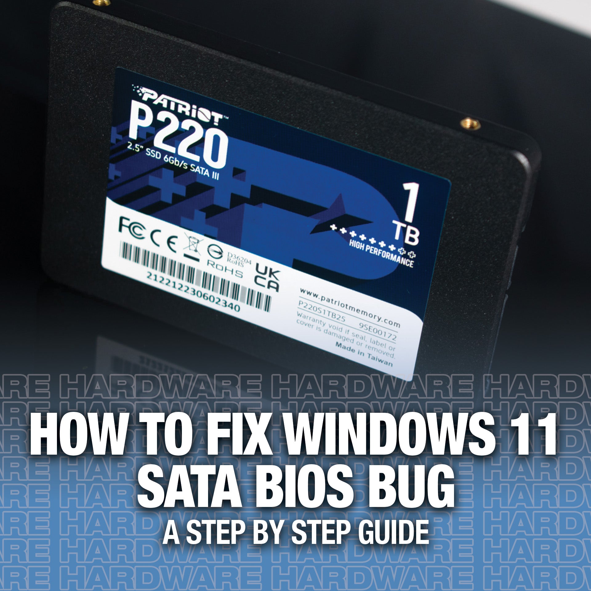 How to Fix Windows 11 SATA BIOS Bug