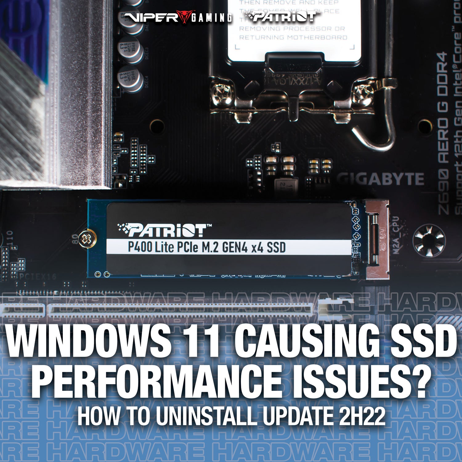 How to Uninstall Windows 11 Update Causing SSD Performance Issues