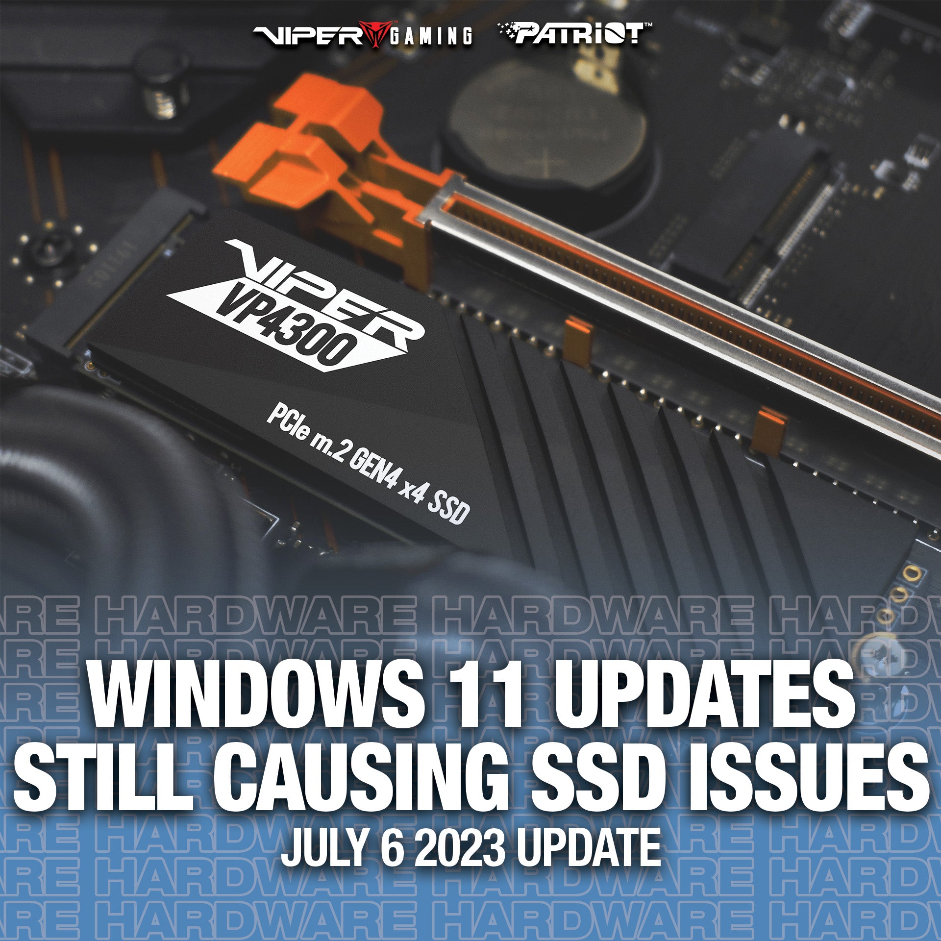 Windows 11 Update Causing SSD Performance Issues (July 6, 2023 Update)