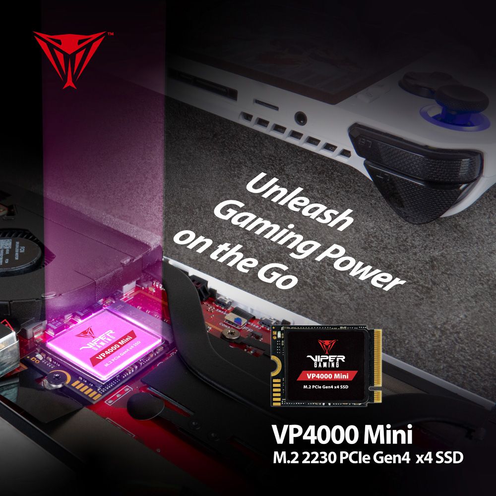 **NEW** Patriot Viper VP4000 Mini Series - M.2 2230 PCIe Gen4 x4 Solid State Drive