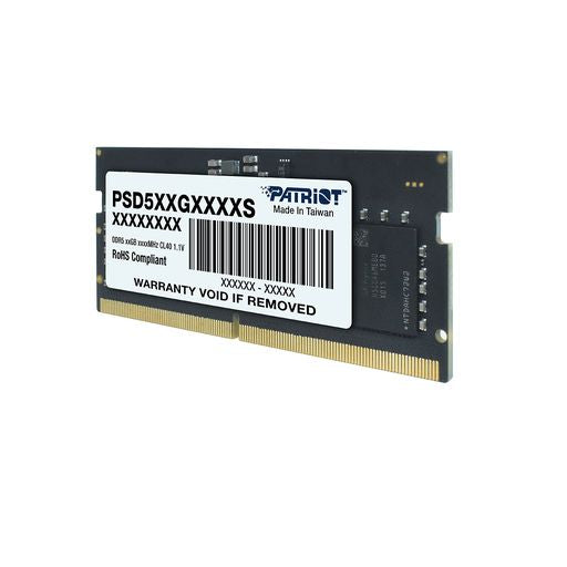 Patriot Signature Series - DDR5 SODIMM_PC5-44800 (5600MHz) CL46_Single Module (1 Rank)