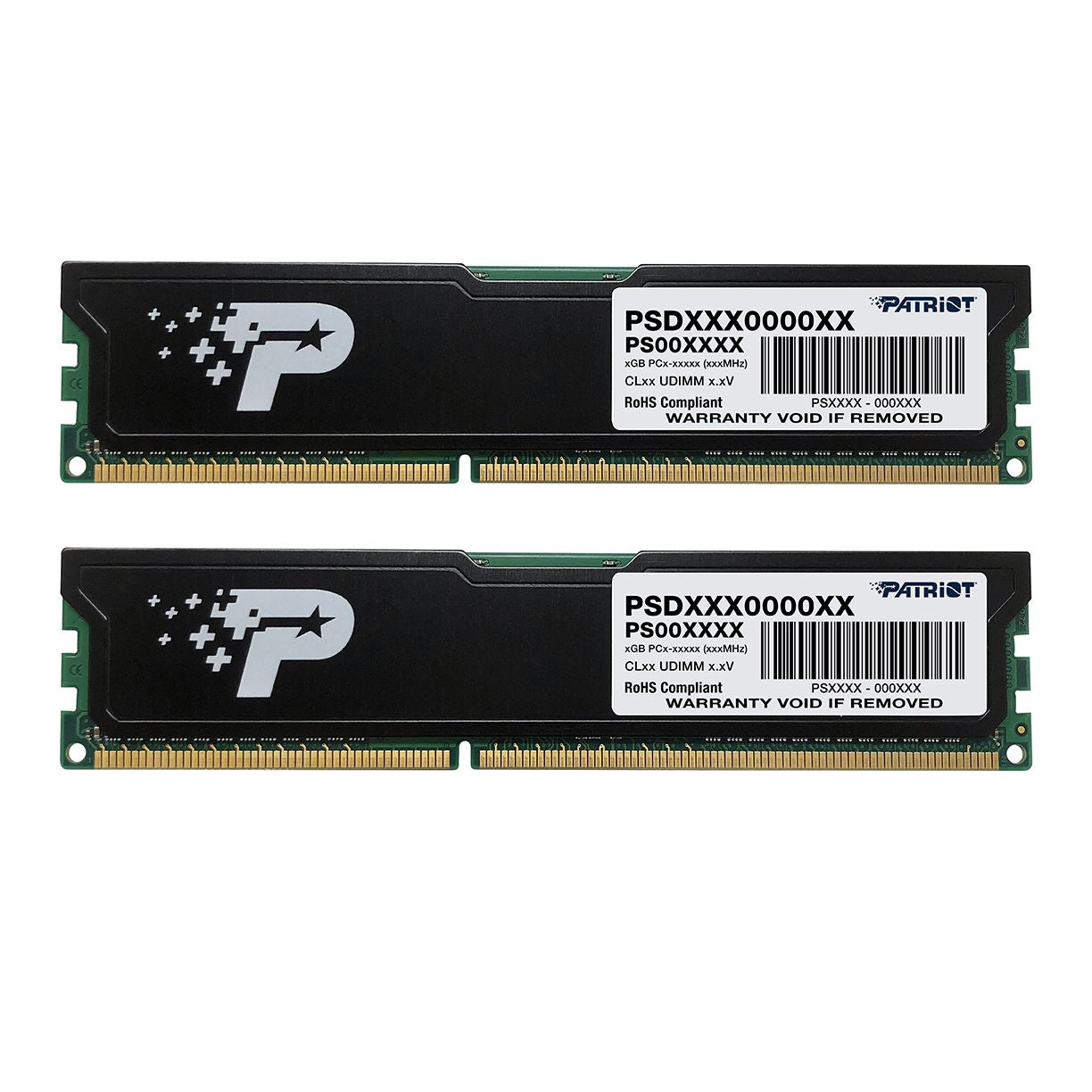 Patriot Signature Series - DDR3 UDIMM PC3-12800 (1600MHz) CL11_Dual Kit with heatshield