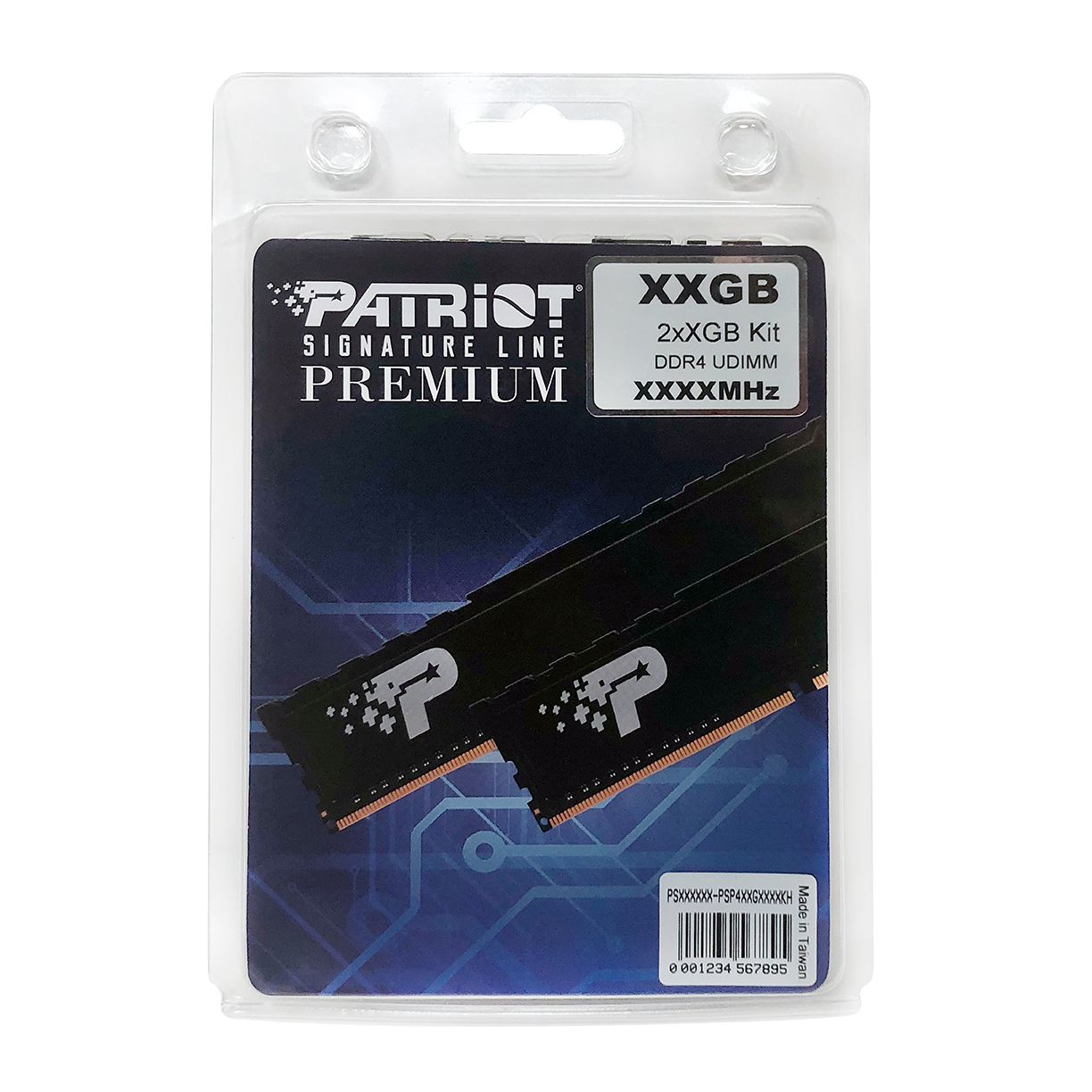 Patriot Signature Premium Series - DDR4 UDIMM PC4-25600 (3200MHz)_Dual Kit with Heatshield